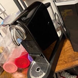 Nespresso Black and Silver Coffee Machine